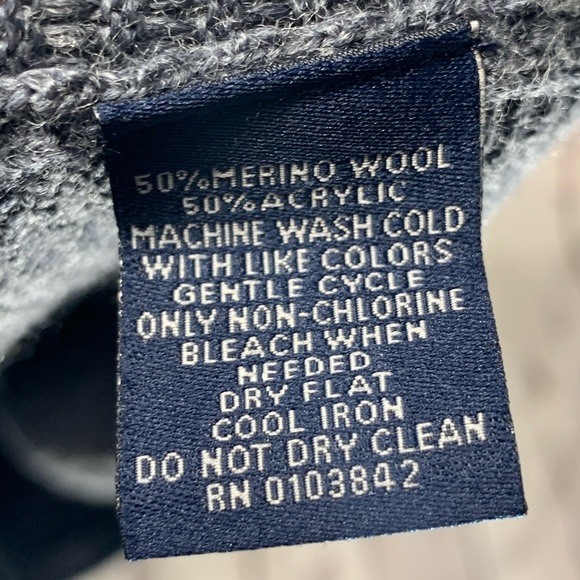 NWOT Toscano Grey Textured Crew Neck Knit Sweater - Picture 7 of 7